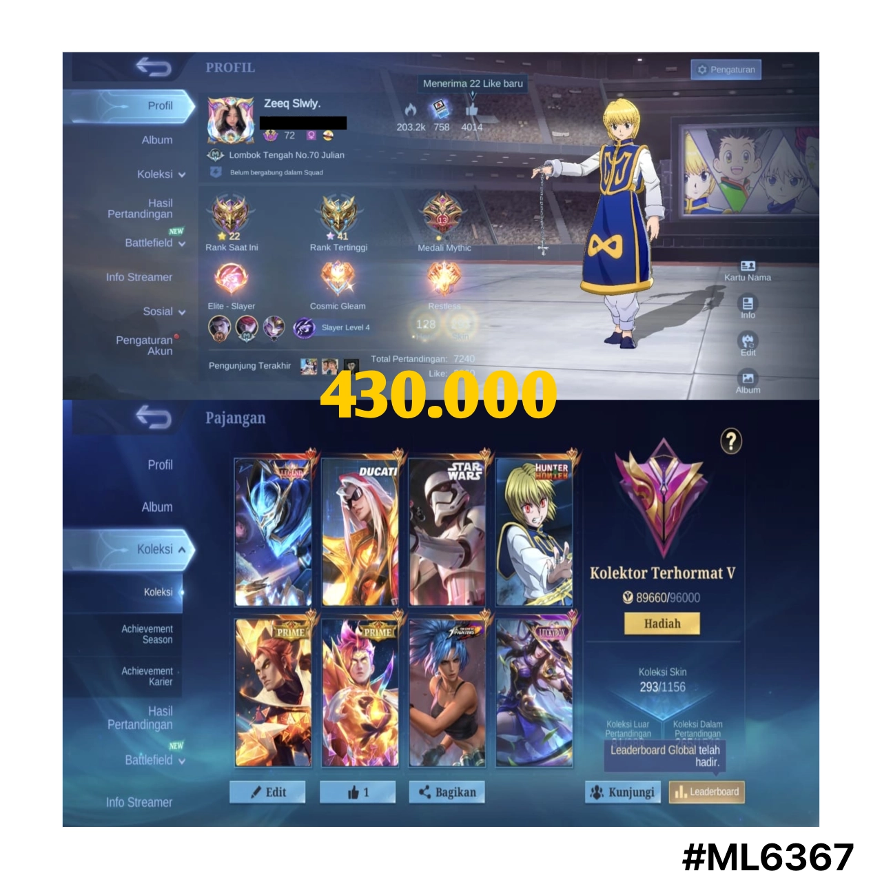 STOK ML #ML6367