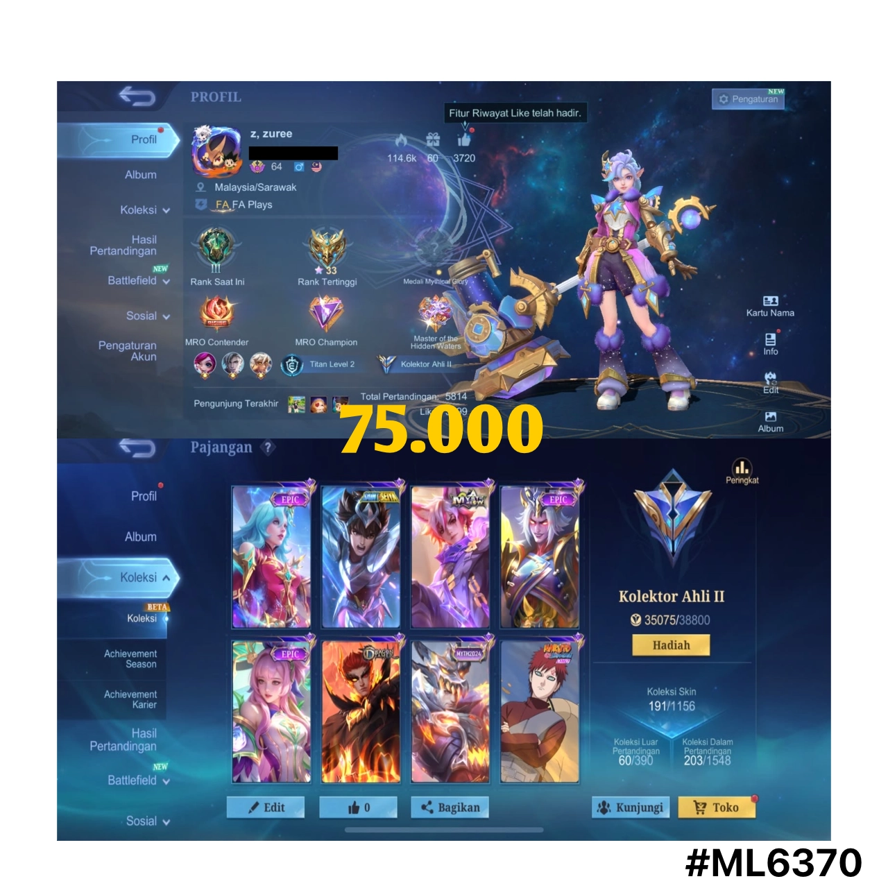 STOK ML #ML6370