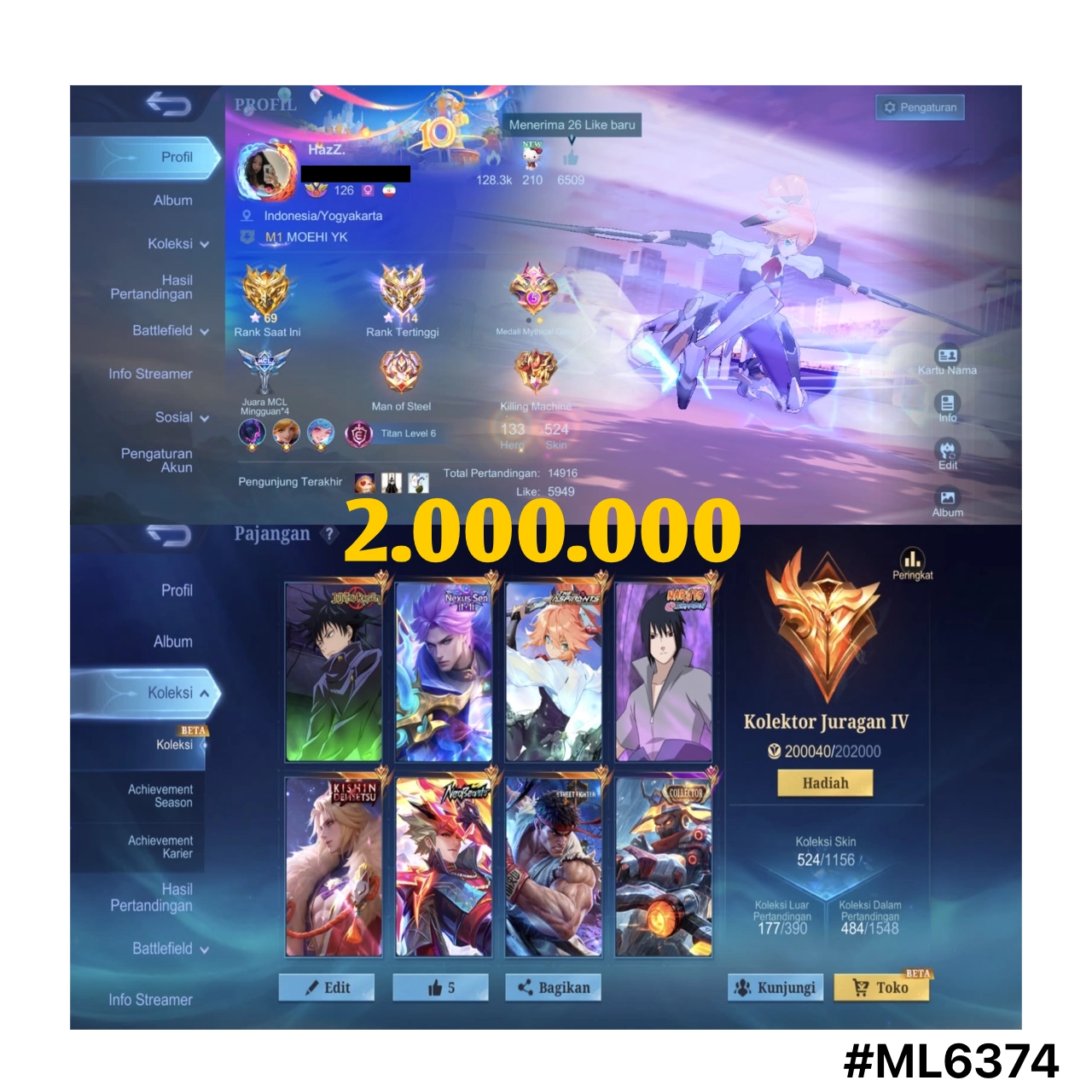 STOK ML #ML6374