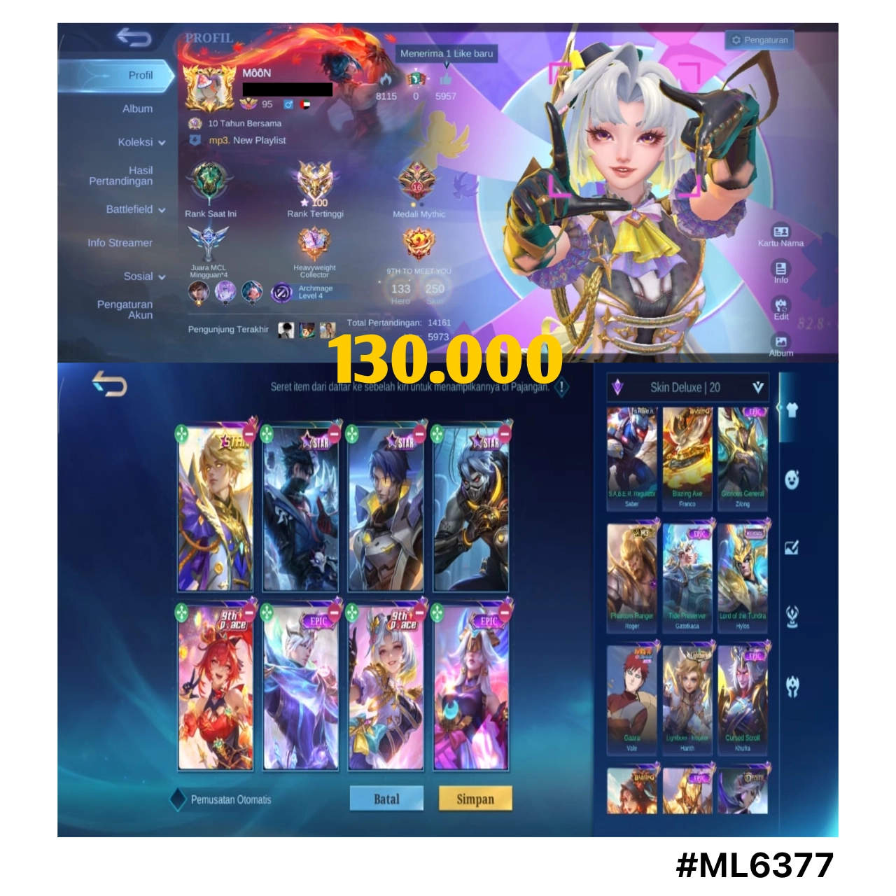 STOK ML #ML6377