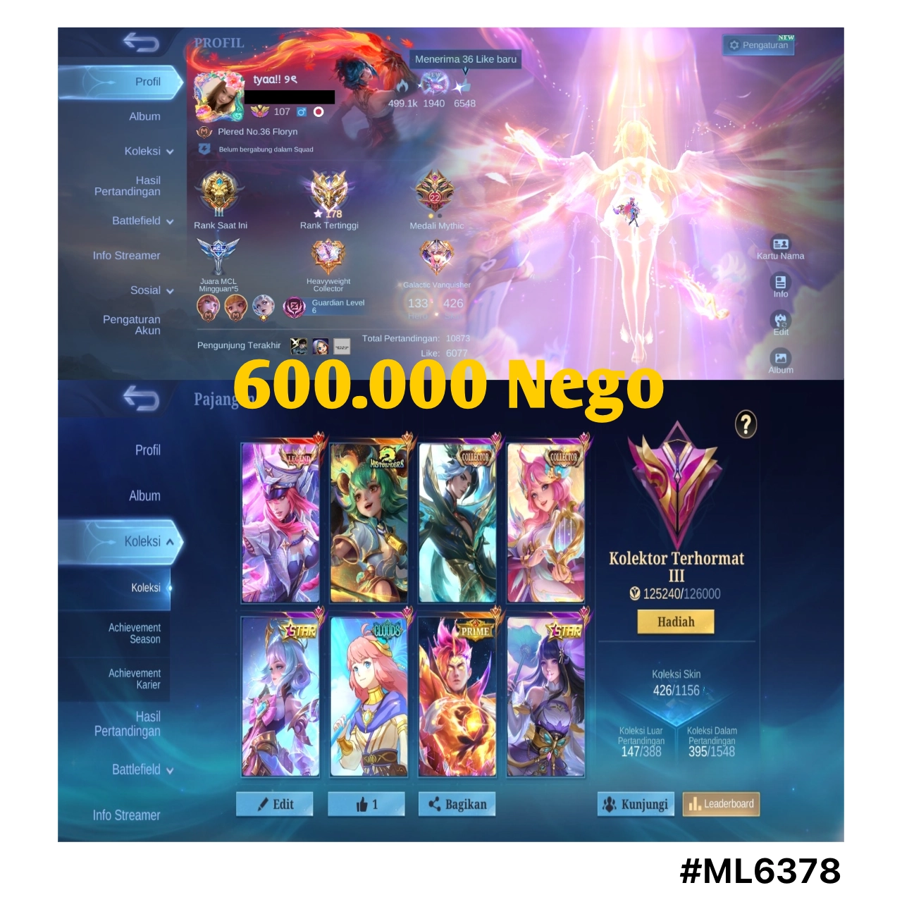 STOK ML #ML6378