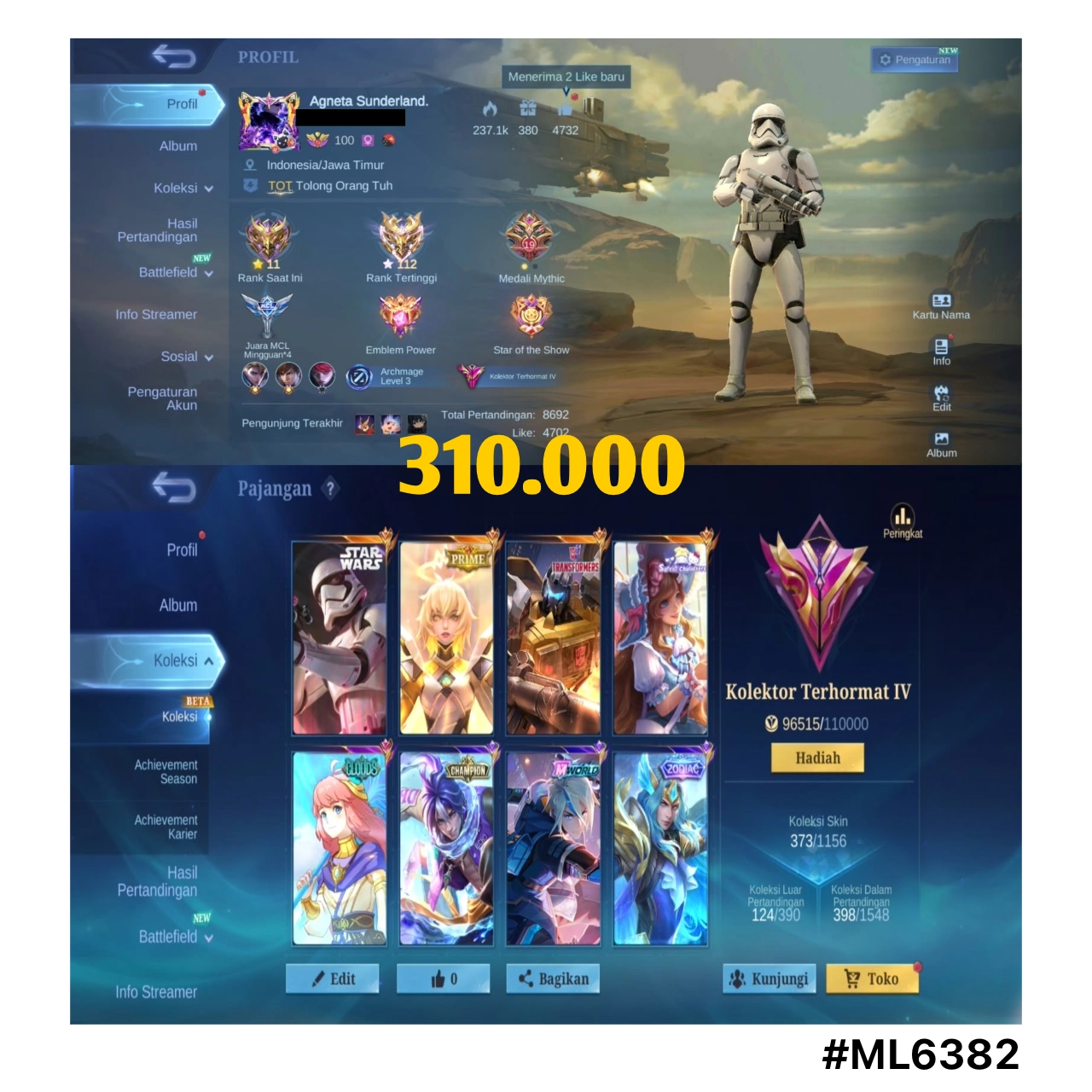 STOK ML #ML6382