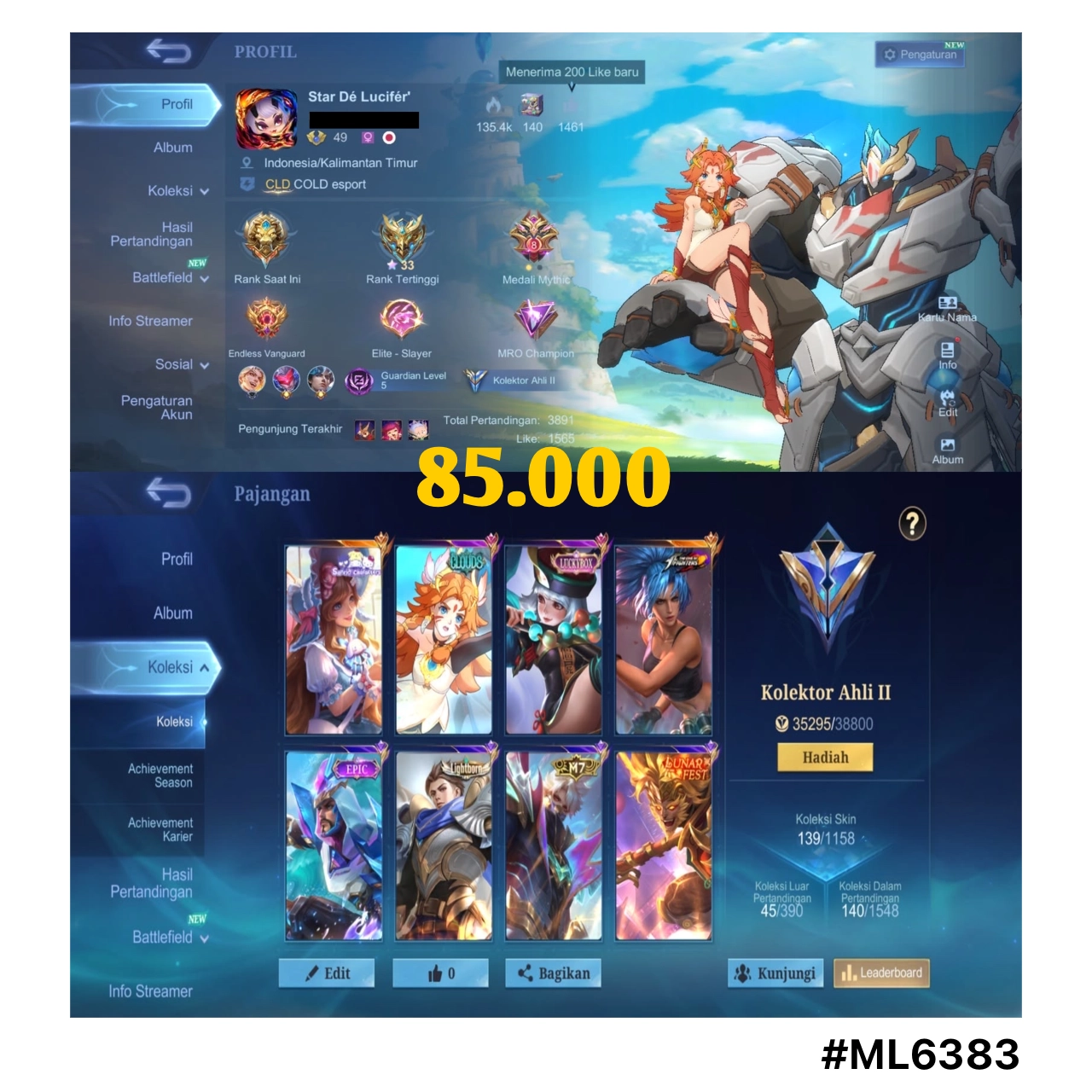 STOK ML #ML6383