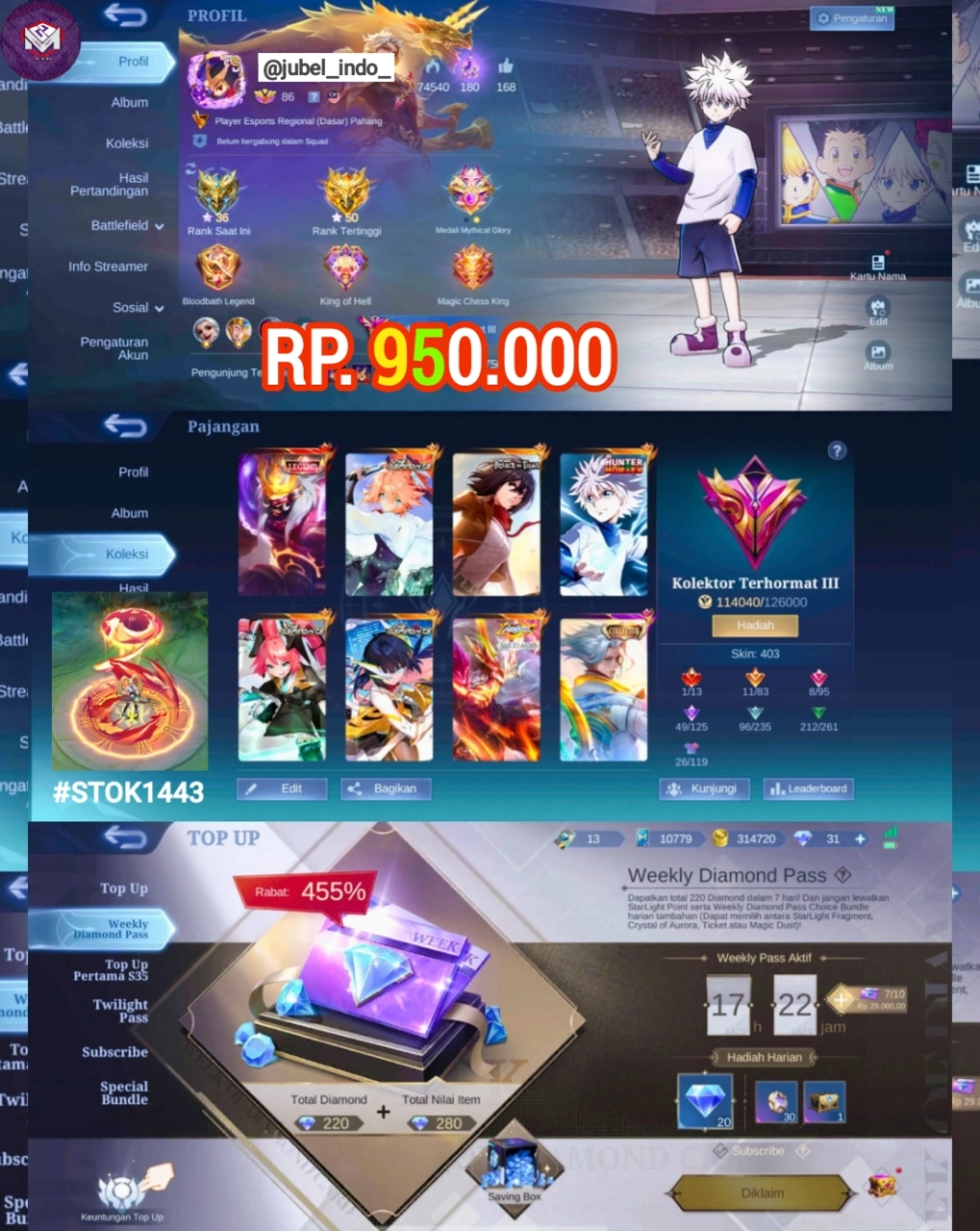 STOK ADMIN #STOK1443