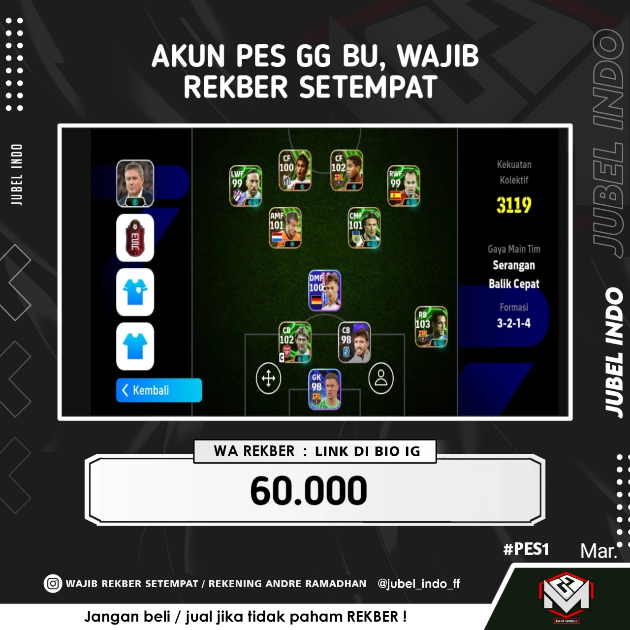 STOK PES #PES1
