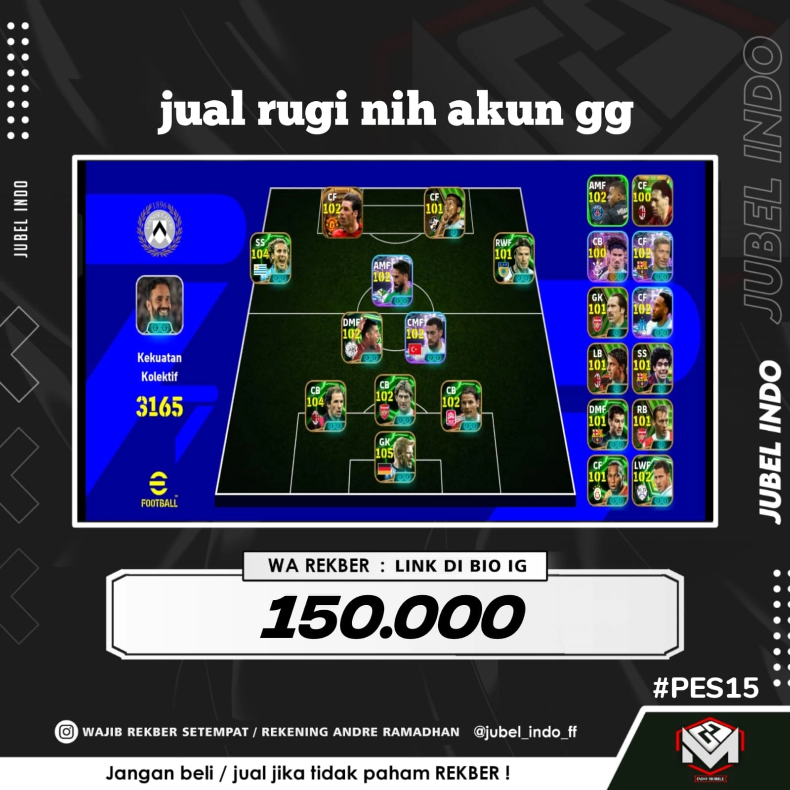 STOK PES #PES15