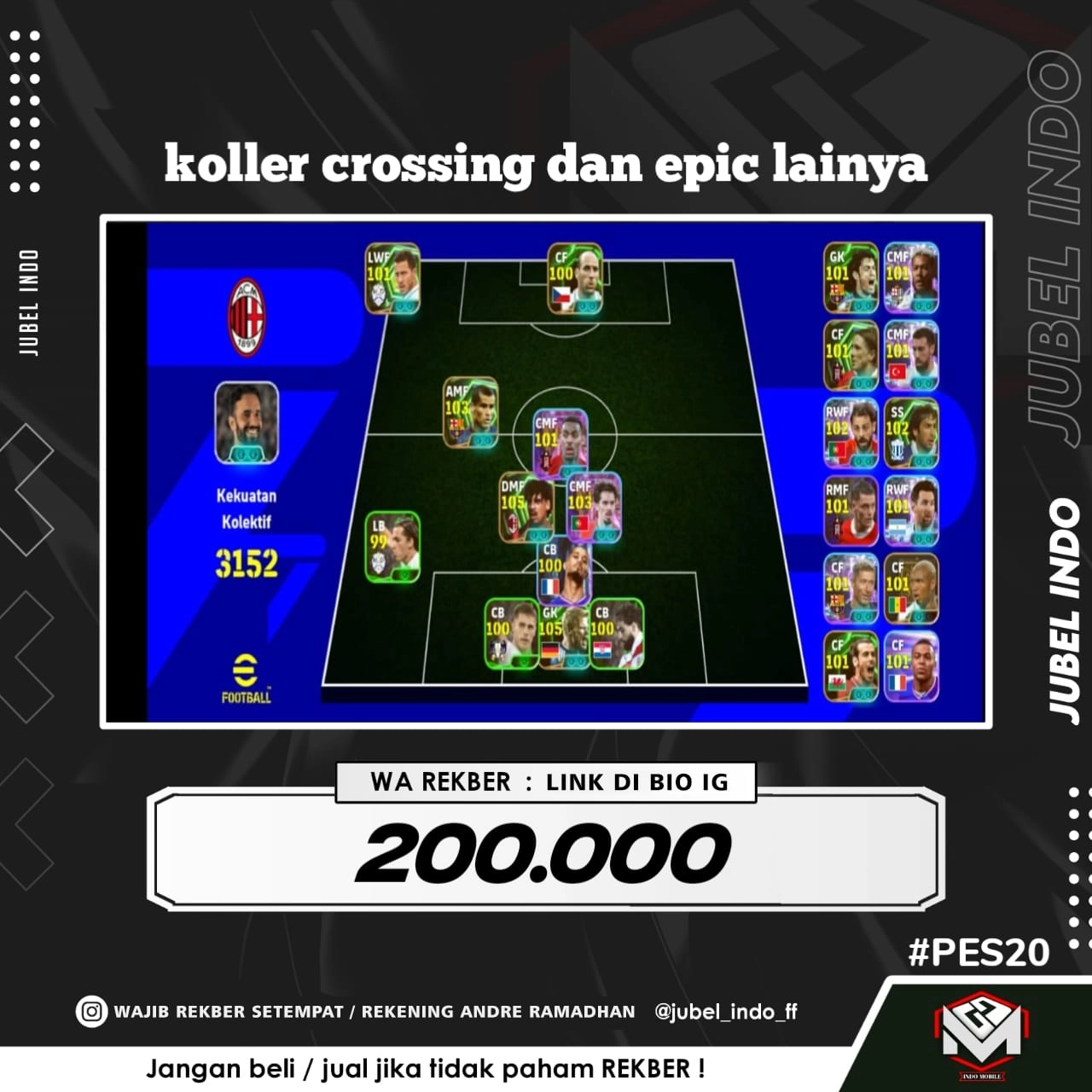 STOK PES #PES20