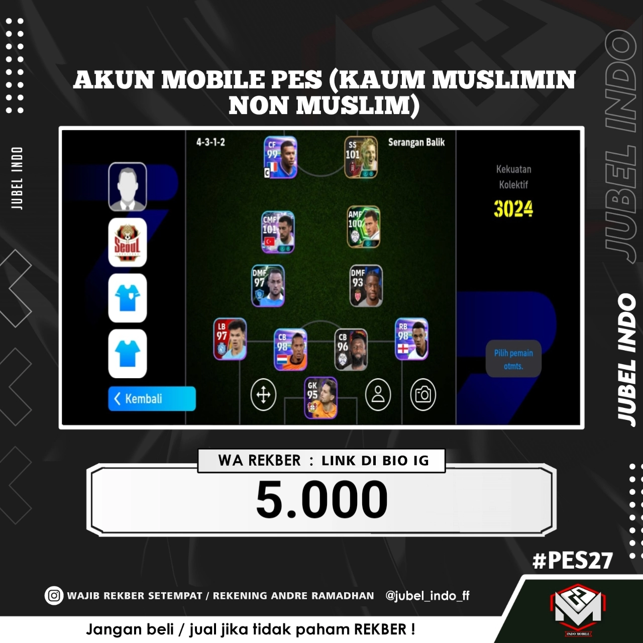 STOK PES #PES27