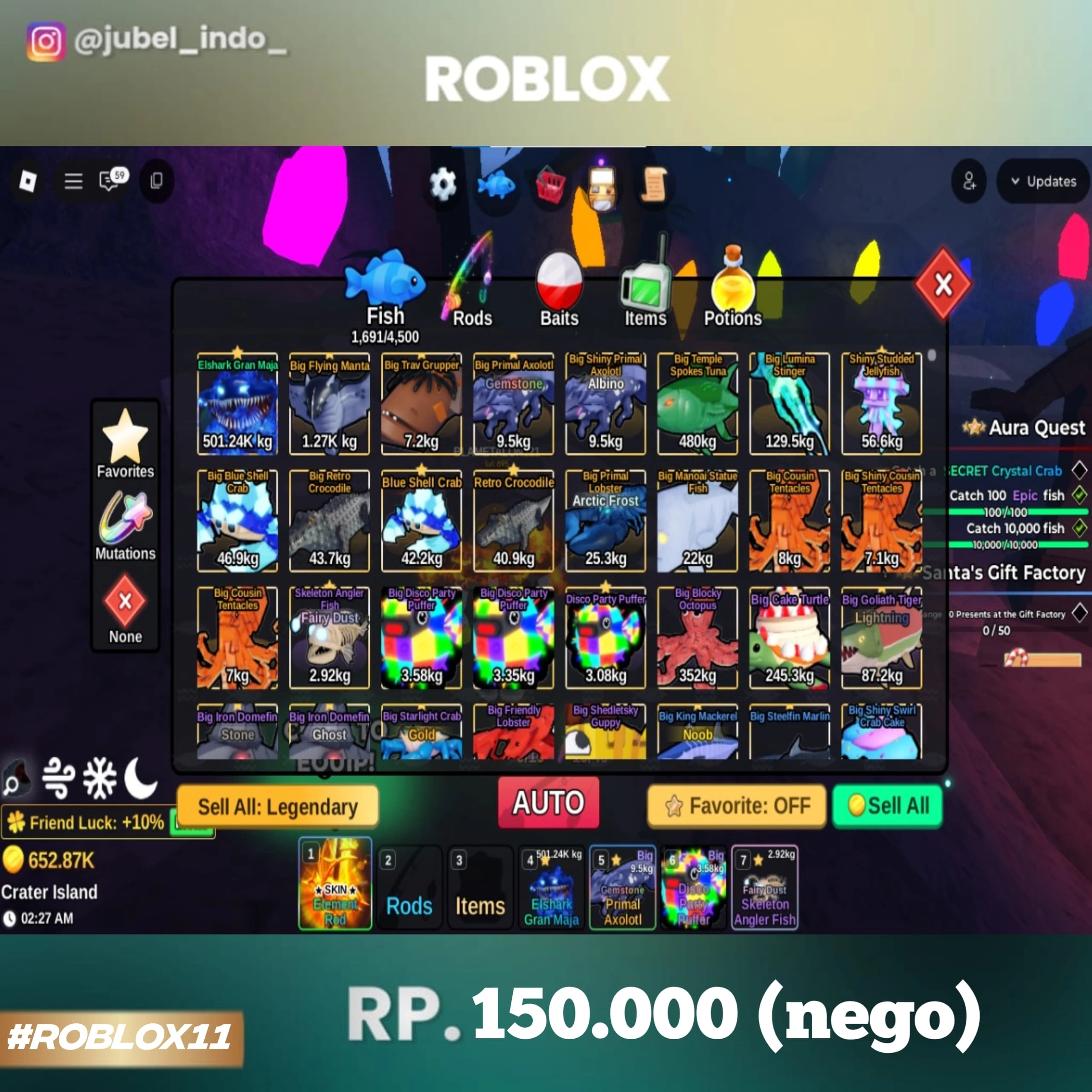 STOK ROBLOX #ROBLOX11
