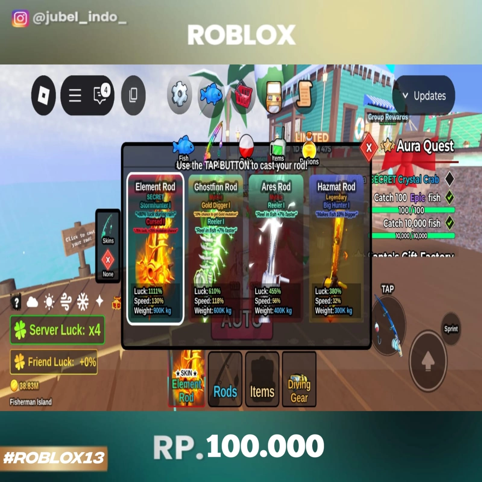 STOK ROBLOX #ROBLOX13