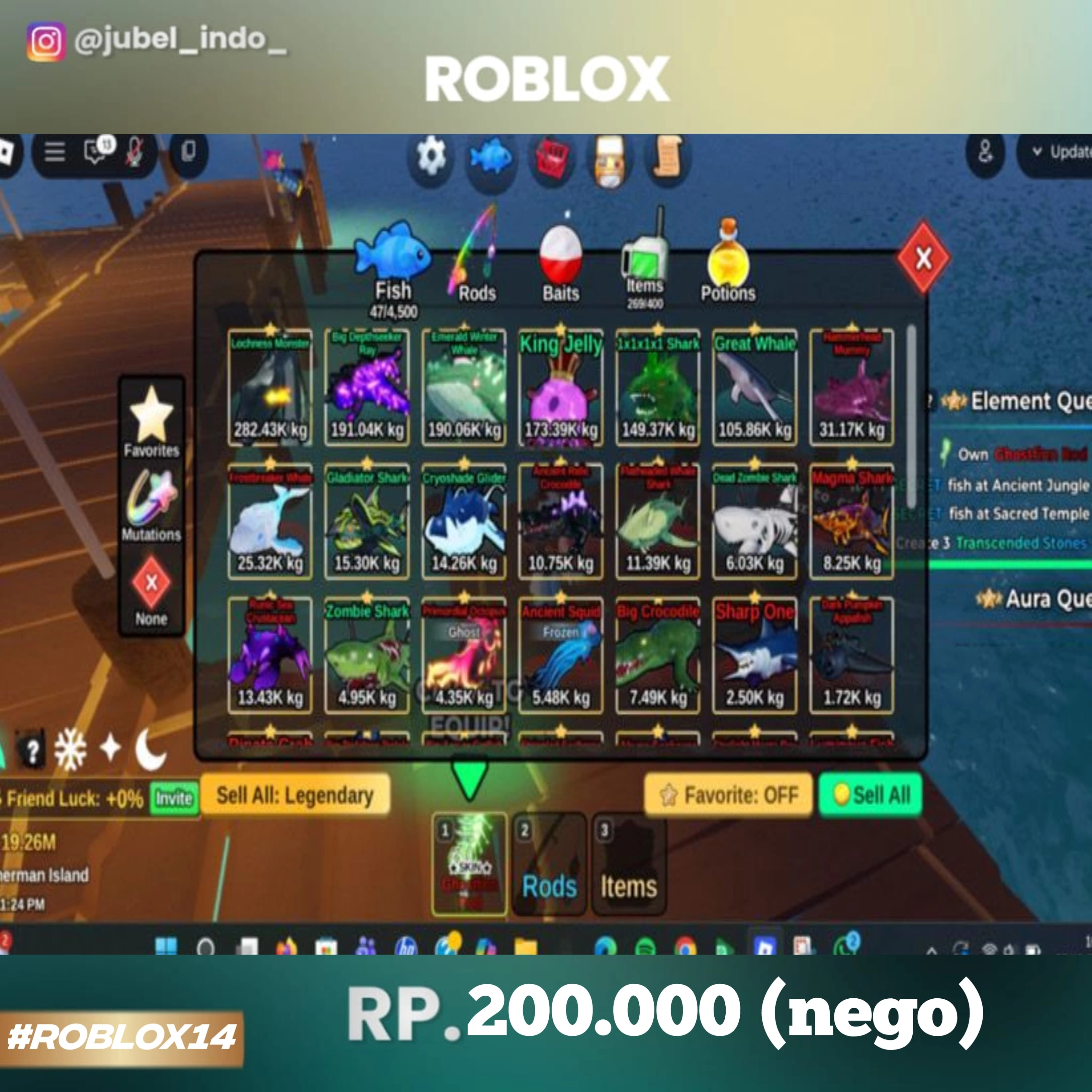 STOK ROBLOX #ROBLOX14