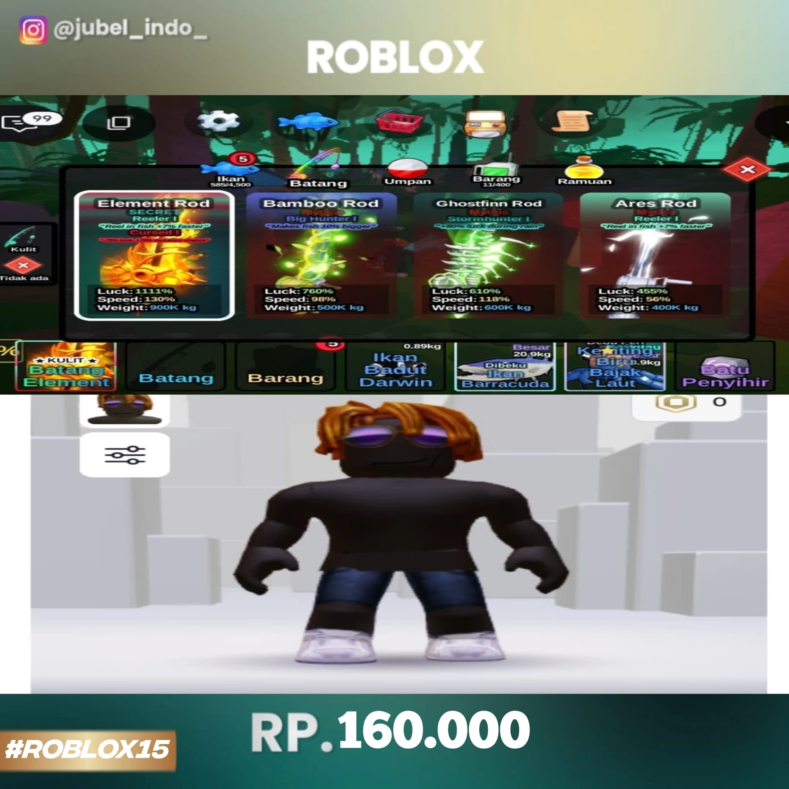 STOK ROBLOX #ROBLOX15