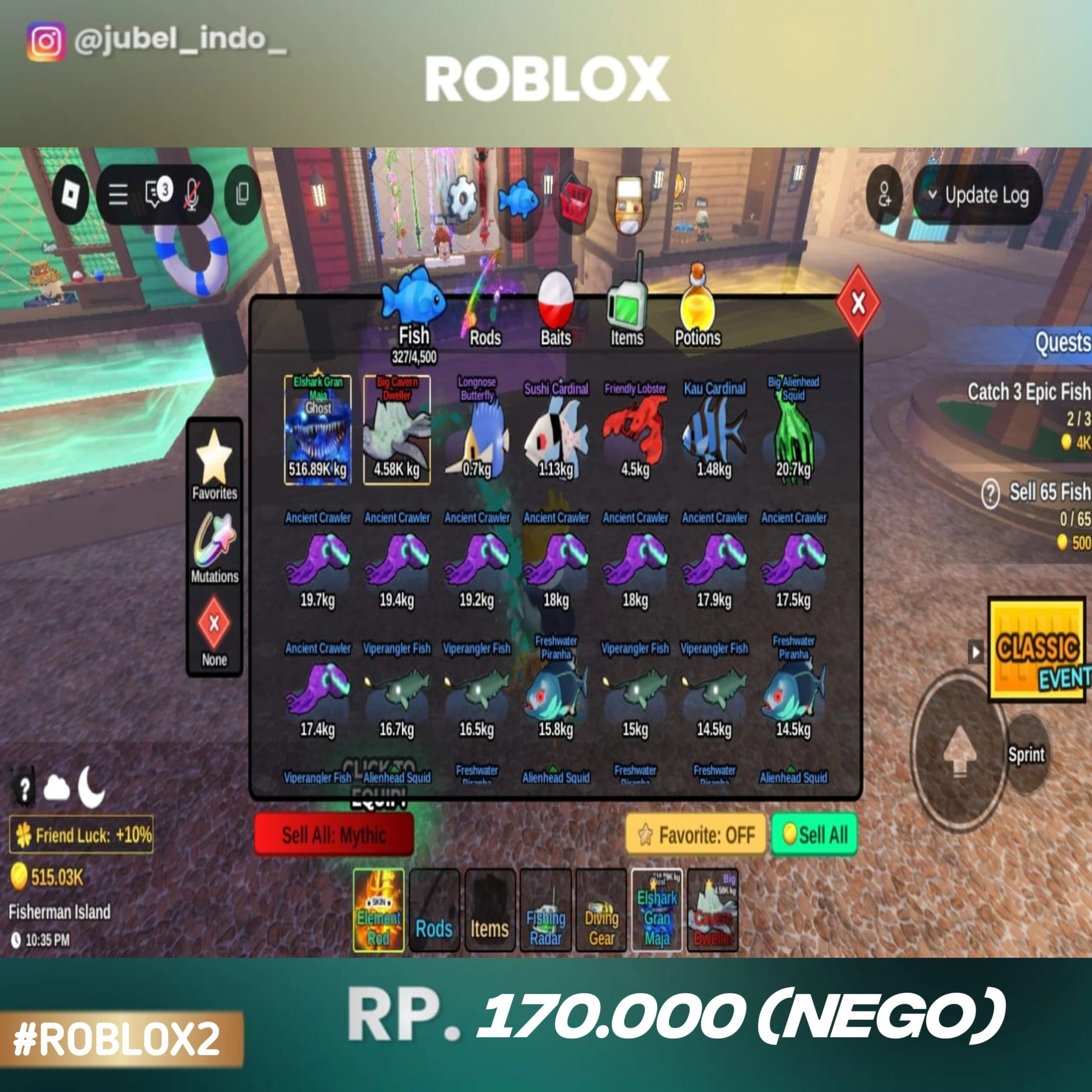 STOK ROBLOX #ROBLOX2