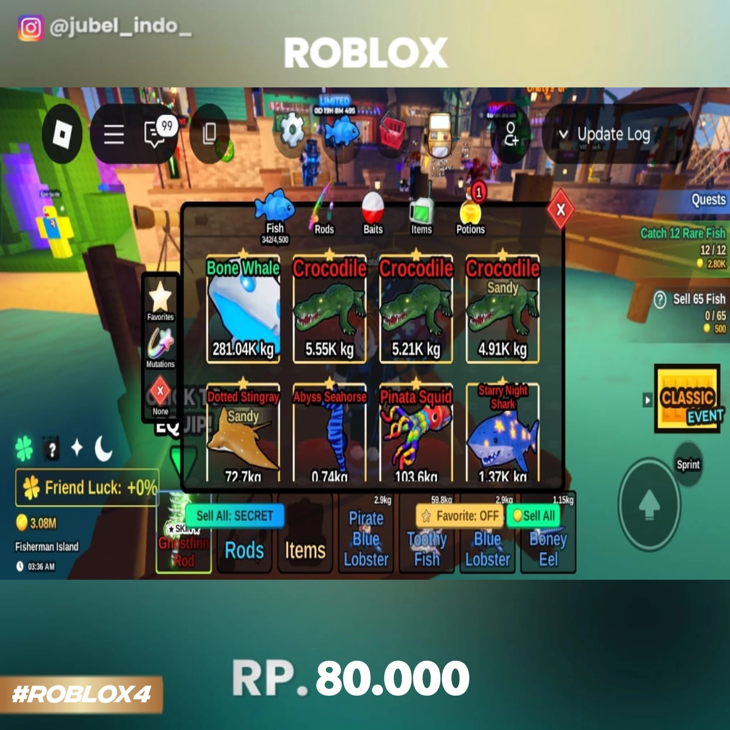 STOK ROBLOX #ROBLOX4