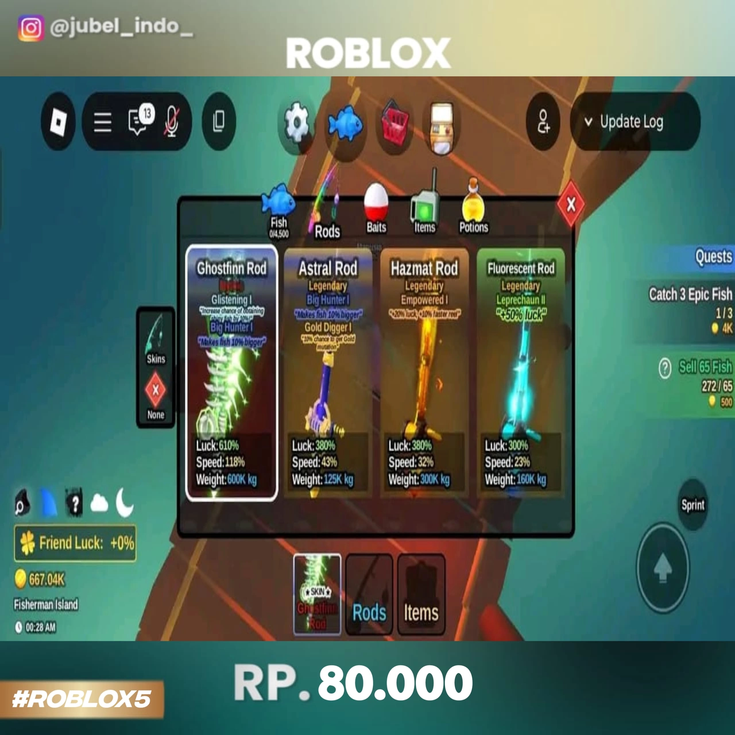 STOK ROBLOX #ROBLOX5