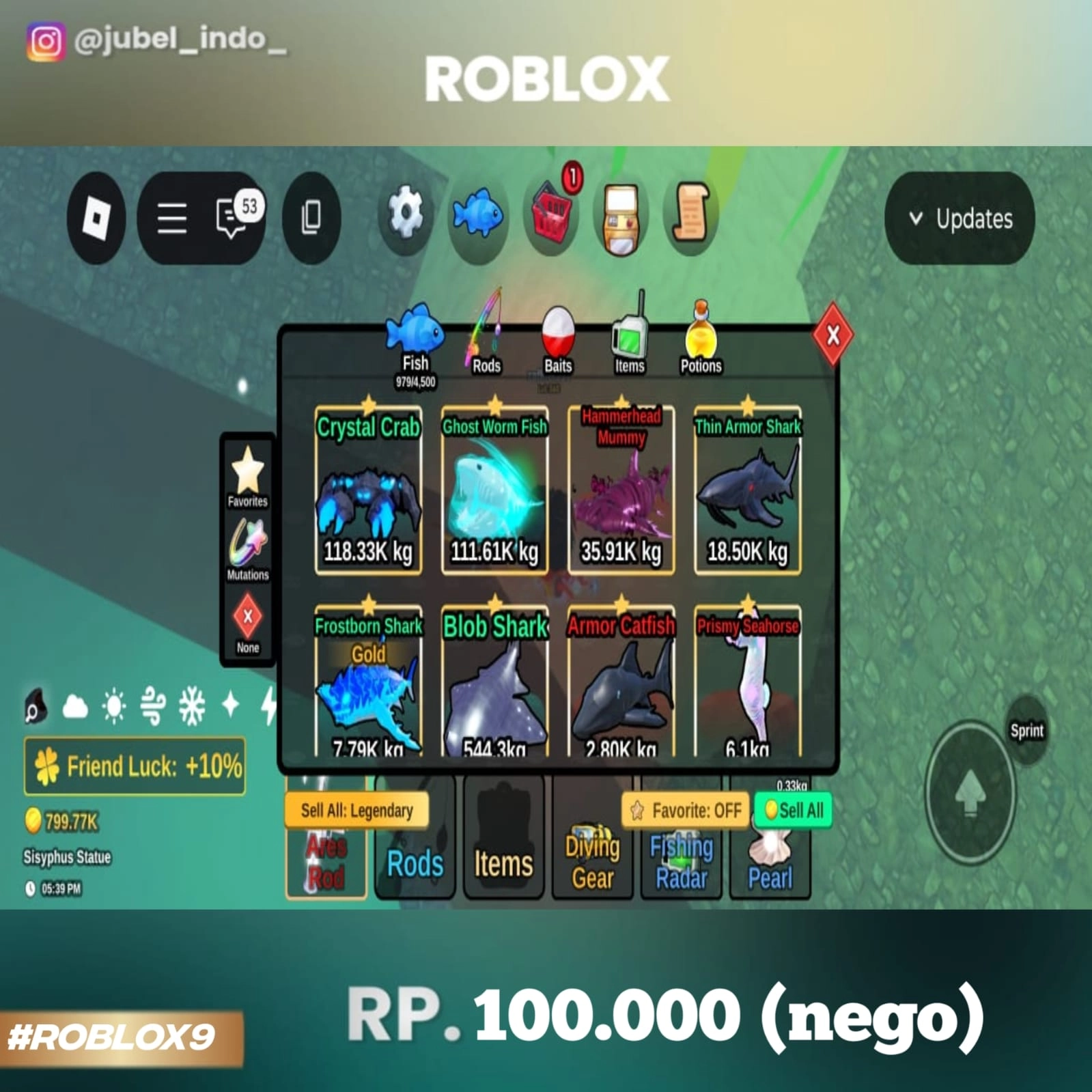 STOK ROBLOX #ROBLOX9