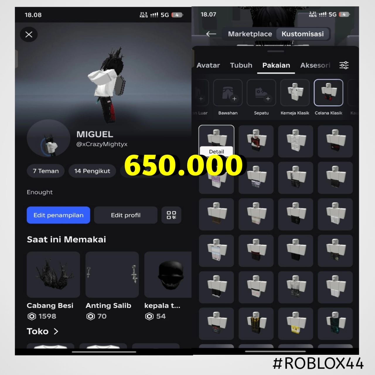 STOK #ROBLOX44